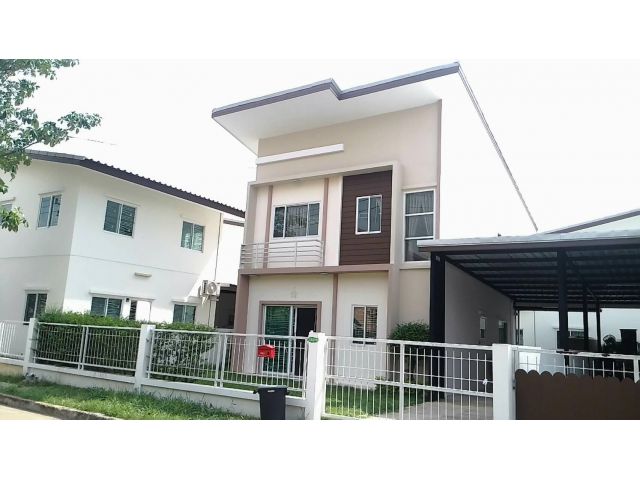 ให้เช่าบ้านเดี่ยว 2ชั้น ม.บุรีรมย์ (ลำลูกกาคลอง4) 4นอน  ครัว แอร์  ใกล้โลตัส  บิ๊กซี เช่า 13,000 บ/ด โทร 093-9594717