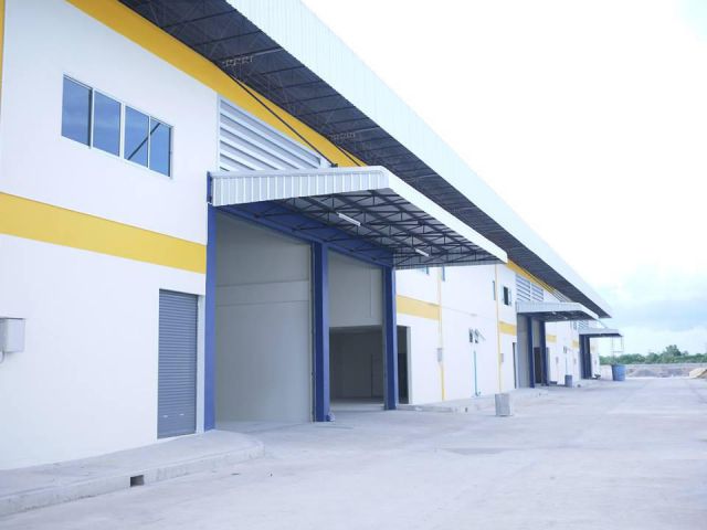 B006 โกดังใหม่ ว่างให้เช่า ติดถนนพระราม 2 บริเวณ กม. 36 ขาเข้า ต.บางกระเจ้า สมุทรสาคร