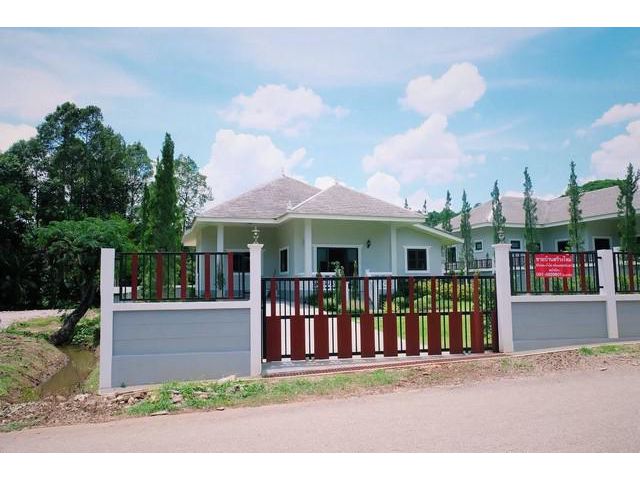 ขายบ้านเปล่าพร้อมที่ดิน 128 ตร-ว.สไตล์รีสอร์ท