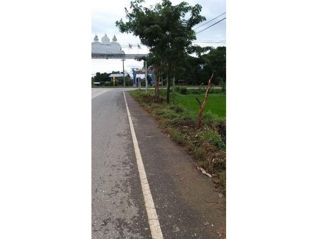 ขายที่ดิน 6 ไร่ อยู่บ้านโปร่งแค ติดถนน2ฝังอีกฝังติดสี่เลน
