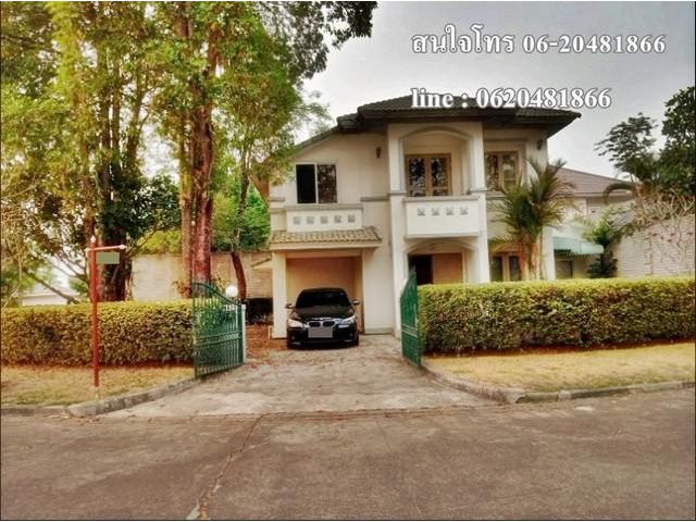 T00055ให้เช่าบ้านว่าง ในสนามกลอฟ์ ใกล้โรงเรียนเปรม