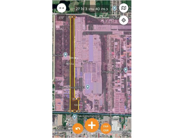 Ps191ขายด่วน ที่ดินผังม่วง27ไร่  ลำลูกกาคลอง4 ราคาถูกรีบลงทุน