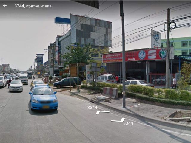Pr012 ให้เช่าอาคารชั้นเดียวเกือบ80ตรว.ติดถนนศรีนคริทร์