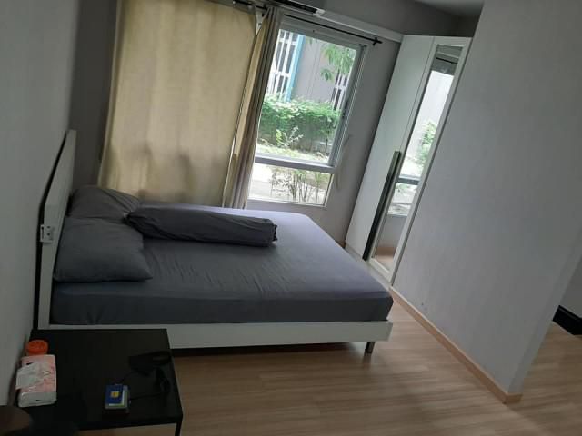รหัสทรัพย์ 4397 PLUM CONDO ลาดพร้าว 101 ชั้น 1 สะดวกสบาย ขนของ เก็บกวาด ทิ้งขยะ ติดสวน ห้องไม่ร้อน