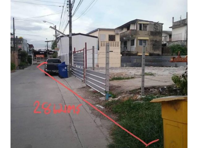 ขายทึ่ดินเปล่า 120 วา ย่านศรีนคริทร์-ด่านสำโรง สมุทรปราการ