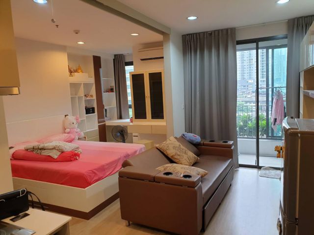 โคตรคุ้ม!! ห้องวิวสวนและวิวเมือง!! ไอดิโอ คิว ราชเทวี 1 ห้องนอน 33.75 ตร.ม ใกล้รถไฟฟ้าราชเทวี