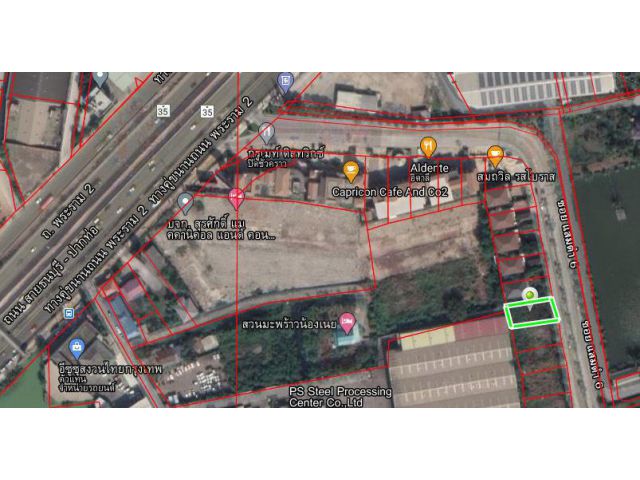 ขายที่ดินเปล่า ณุศาศิริ ซิตี้ พระราม 2  147.7 ตร.ว