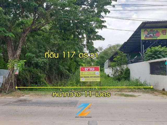 ขายที่ดิน 117 ตารางวา ถนนศาลาธรรมสพน์  บางใหญ๋ จ.นนทบุรี