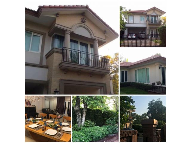 บ้านเดี่ยว ลัดดารมย์ วัชรพล รัตนโกสินทร์ สภาพบ้านใหม่ เฟอร์นิเจอร์ครบพร้อมอยู่