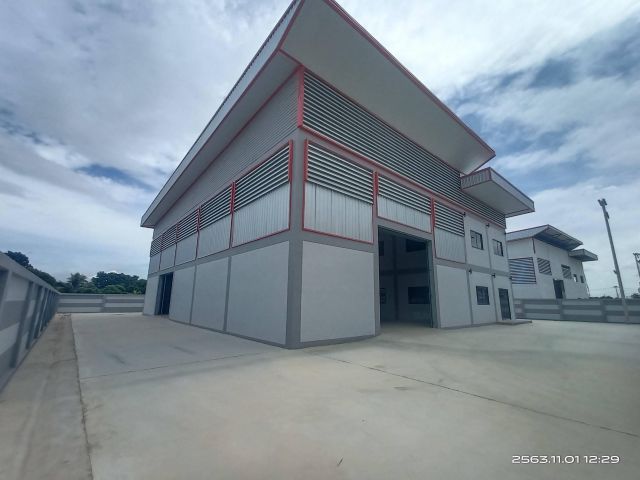ขายโรงงานสร้างใหม่  380 ตรว. โกดัง 600 ตรม. ดอนไก่ดี สมุทรสาคร ราคาถูก