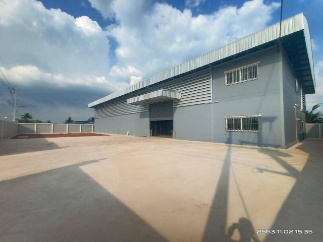 ให้เช่าที่ดิน 1 ไร่ พร้อมโกดัง 625 ตรม. พร้อมใช้ กระทุ่มแบน สมุทรสาคร