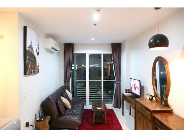 รหัสทรัพย์ 4664 ให้เช่า คอนโด เดอะ มาร์ค รัชดา - แอร์พอร์ตลิ้งค์ ( Fully Furnished )