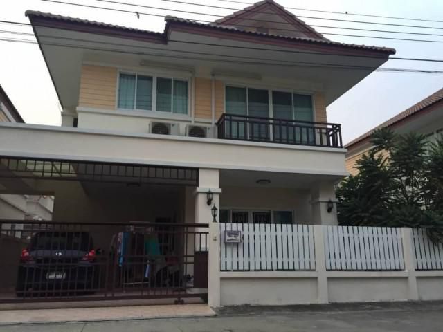รหัสทรัพย์ 4737 บ้านให้เช่า หมู่บ้าน นันทร์นรินทร์ ดอนเมือง-นาวง สรงประภา ( เฟอร์+เครื่องใช้ไฟฟ้า พร