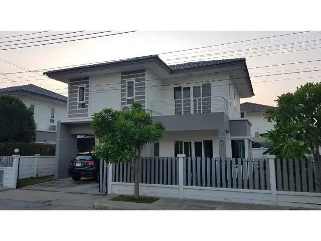 รหัสทรัพย์ B2315 ให้เช่า บ้านเดี่ยว 2 ชั้น บ้านคุณาภัทร 7 บ้านกล้วย-ไทรน้อย