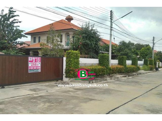 บ้านเดี่ยว 2 ชั้น โครงการ ศิริชัย 1 เนื้อที่ 268.5 ตรว. มี 4 ห้องนอน 4 ห้องน้ำ ถนนแสงชูโต เมือง กาญจนบุรี