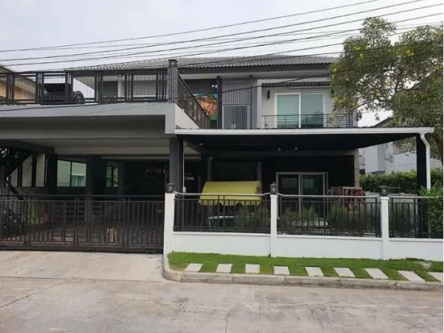 รหัสทรัพย์ 4857 บ้านเดี่ยวบรรยากาศดี คุณภาพชีวิตสูง โครงการ The centro วัชรพล สายไหม
