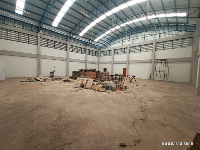 A140 ขายที่ดิน 159 ตรว.พร้อมโรงงาน 580 ตรม. สนง.2 ชั้น ใกล้ถนนเอกชัย สมุทรสาคร