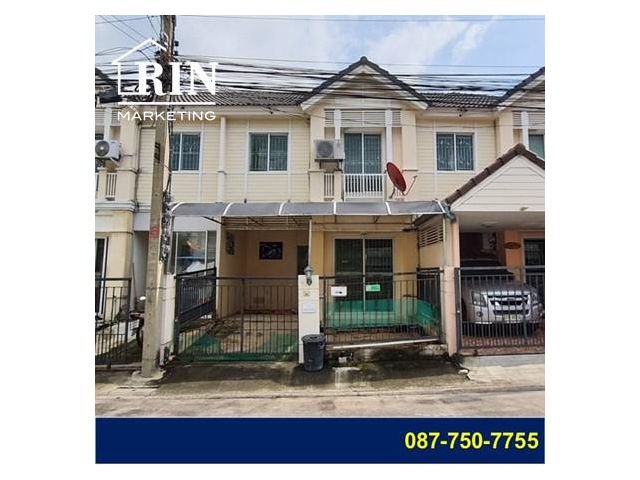 ทาวน์เฮ้าส์ พฤกษาวิลล์ 41 บางกะดี-ติวานนท์  ขายบ้านตามสภาพ อยู่ต้นซอยของหมู่บ้าน