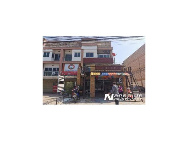 63111388 : ขายอาคารพาณิชย์ 3 ชั้น ( ริม ) 38.6 ตร.วา ติดขนส่งราชบุรี