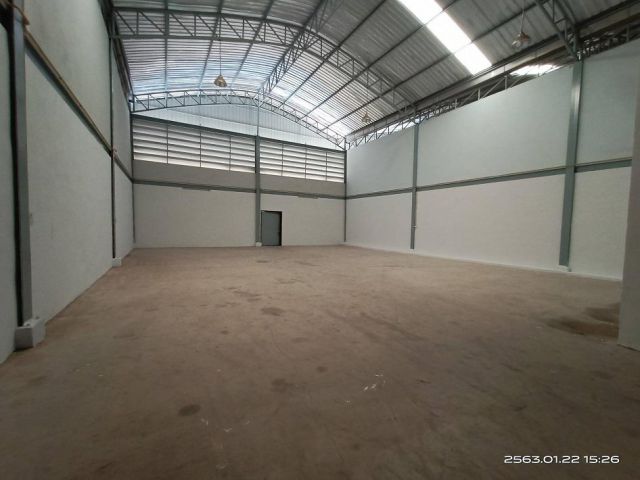 AB015 ขาย-เช่าโกดังโรงงาน สร้างใหม่ 450 ตรม.สำนักงาน2 ชั้น ขอ รง.4 โพธิ์แจ้ สมุทรสาคร ราคาถูก