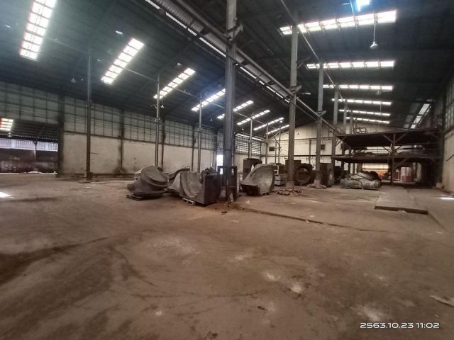 AB 011 ขาย-ให้เช่าที่ดินพร้อมโรงงานหล่อหลอมเหล็ก 3 ไร่ กระทุ่มแบน มี รง.4 ผังม่วงแท้ 100% ราคาถูก