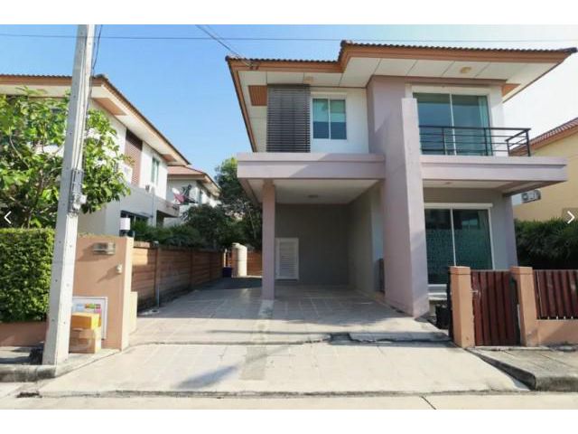 รหัสทรัพย์ B2405 ให้เช้า บ้านเดี่ยว โครงการ ฮาบิเทีย บอนด์ ราชพฤกษ์ ถนนเส้น 345 ปทุมธานี
