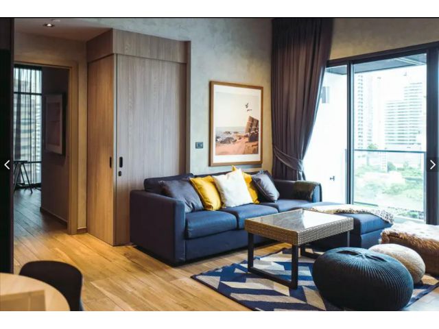 ให้เช่าคอนโด The Lofts Asoke 2ห้องนอน  ชั้น 12 ใกล้ MRT เพชรบุรี