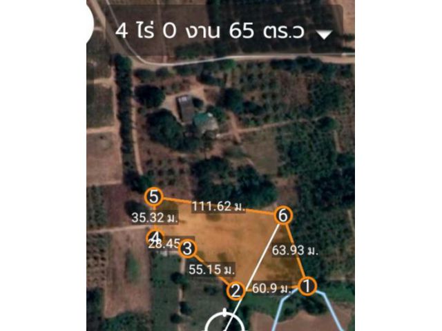 ขายที่ดิน นส3ก. 4 ไร่ 63 ตรว.ติดลําห้วย เหมาะทํารีสอร์ท แถวห้วยมงคล