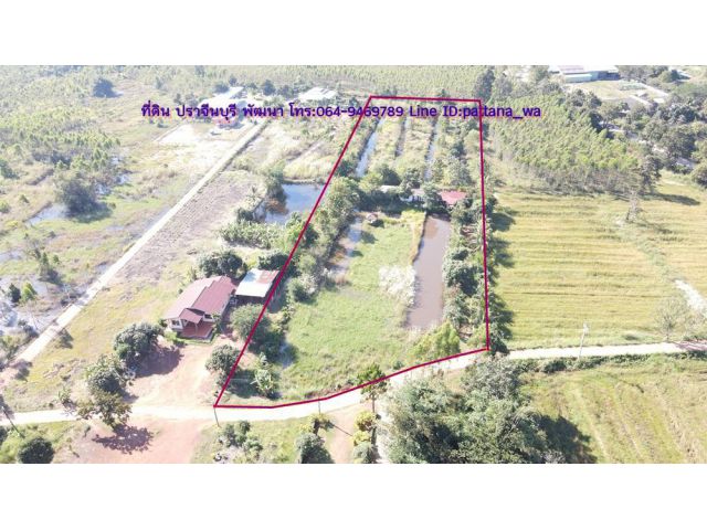 ขายบ้านสวน ด้านหลังติดคลอง ที่ในชุมชน เขตลาดตะเคียน เนื้อที่ 8 ไร่เศษ