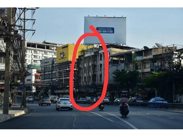 ขาย 45 ล้านบาท ตึกแถว ริมถนนอโศกดินแดง 2 คูหา
