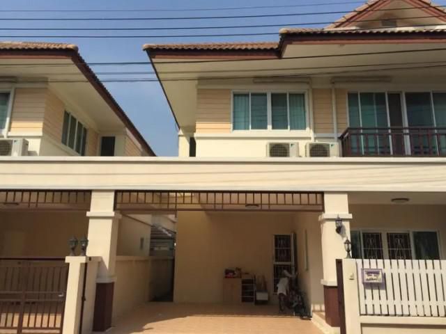 รหัสทรัพย์ B2488 บ้านแฝดให้เช่า หมู่บ้าน นันทร์นรินทร์ ดอนเมือง-นาวง สรงประภา