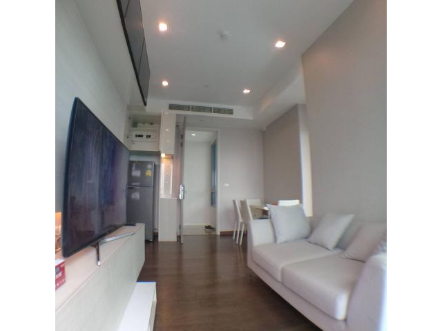 HOT ให้เช่าคอนโด Q Asoke 2ห้องนอน ชั้น 31 ห้องมุม ติด MRTเพชรบุรี
