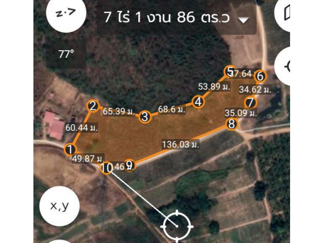 ขายที่ดินกรรมสิทธ์ ใบ ภบท5 ประมาณ 7-8 ไร่ บนเนิน ชายเขา รอบๆมีบ้านคนหลายสิบหลัง