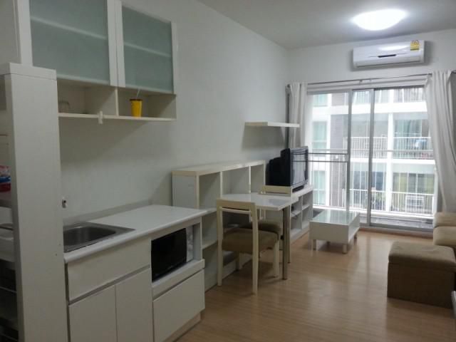 รหัสทรัพย์ B2569 คอนโด A Space อโศก-รัชดา (Fully furnished มีเครื่องซักผ้า)