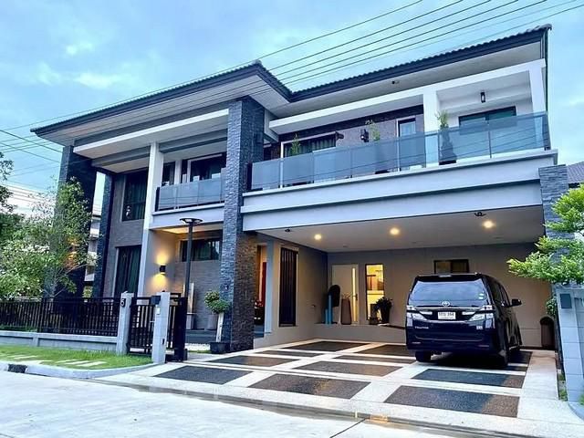 ขายให้เช่าบ้านเดี่ยว ย่านพัฒนาการ เส้นตัดใหม่ ศรีนครินทร์  100ตรว 5 นอน 6น้ำ 145,000ต่อเดือน ขาย 29ล้าน     ติดต่อคุณ สม