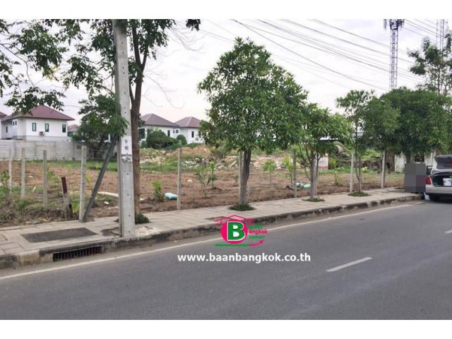 ที่ดินถมแล้ว ซอยสายไหม 43 เนื้อที่ 1 ไร่ (400 ตรว.) ถนนสายไหม เขตสายไหม