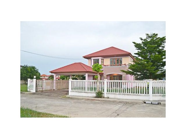ขายเเละให้เช่าบ้านเดี่ยว 2 ชั้น ม.ชวนชื่นบางนา ถ.บางบ่อ-บางนาตราด กม.29.5 อ.บางบ่อ สมุทรปราการ 05450