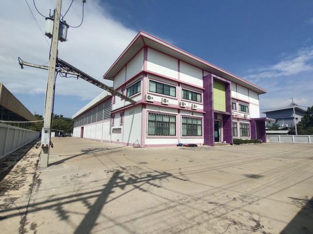 ขาย-ให้เช่าโรงงาน 3 ไร่ 2100 ตรม. ขอ รง.4ได้ ท่าเสา กระทุ่มแบน ราคาถูกมาก