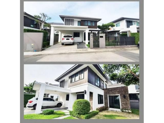 รหัสทรัพย์ B2614 ให้เช่า บ้านเดี่ยว 2 ชั้น มัณฑนา บางนา กม. 7 ใกล้ เมกาบางนา
