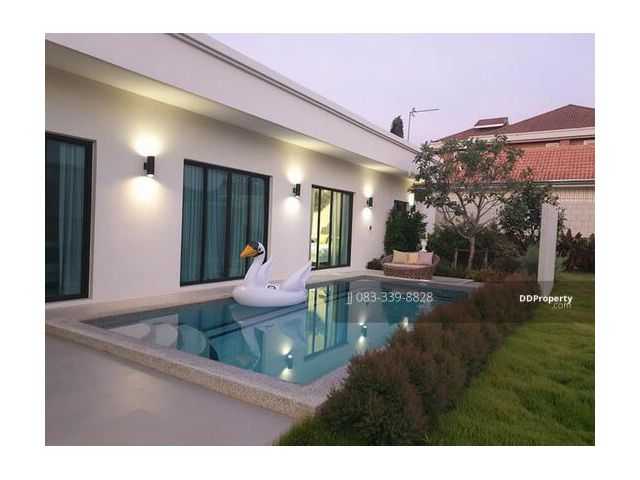 ขาย Pool Villa Hua-Hin 105 เขาเต่า Pranatarn ปราณาธาร พูลวิลล่า เนื้อที่ 165.7 Sqw. 3beds  ตกแต่งครบพร้อมอยู่