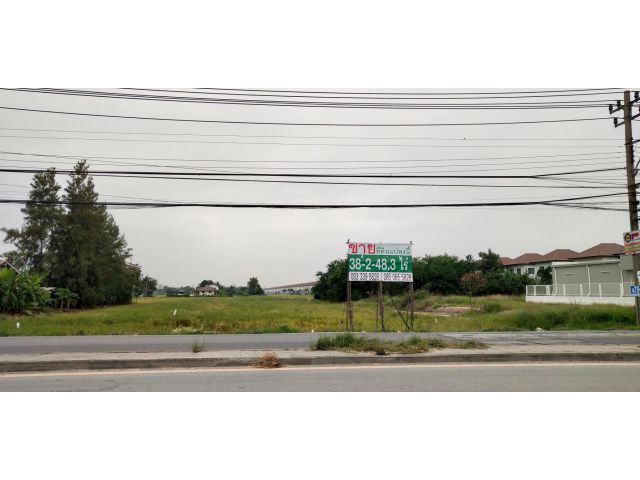 ขายที่ดิน ติดถนนบางกรวย-ไทรน้อย เนื้อที่ 38-2-48.3 ไร่