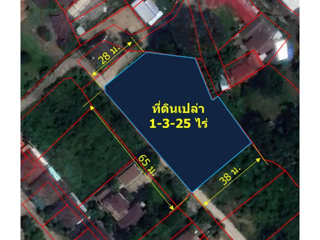 ขายที่ดินเปล่า 1-3-25 ไร่  (ต.แม่เหียะ  อ.เมืองเชียงใหม่)