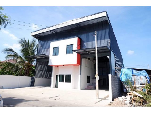 For rent warehouse คลอง4 ให้เช่า โกดัง คลังสินค้า พร้อมสำนักงาน 2 ชั้น พื้นที่สีม่วง ขนาด 330 ตรม.  คลองสี่ ลำลูกกา ปทุมธานี