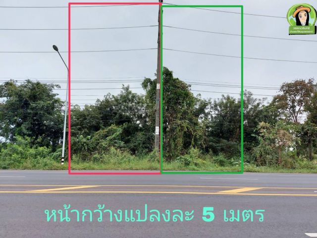 ที่ดินใกล้ ม.อุบลฯ ติดถนนสี่เลนโชคชัย-เดชอุดม  แปลงละ 500,000 บาท