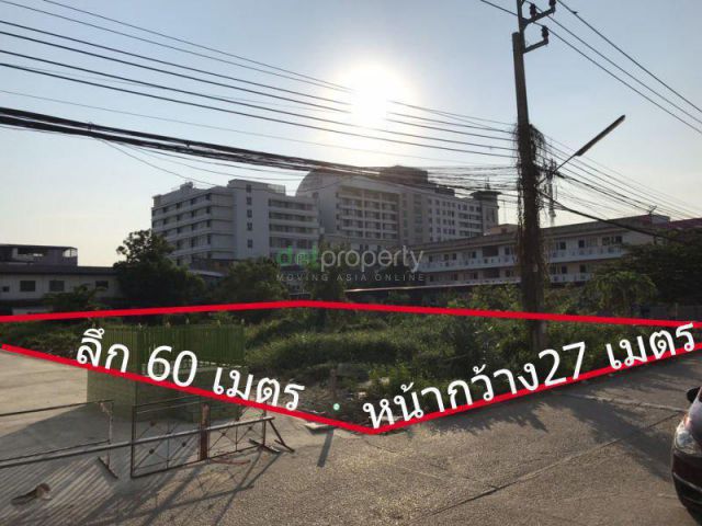 PP781ให้เช่าที่ดินถมแล้วพื้นที่1ไร่ใกล้สี่แยกมีนบุรี