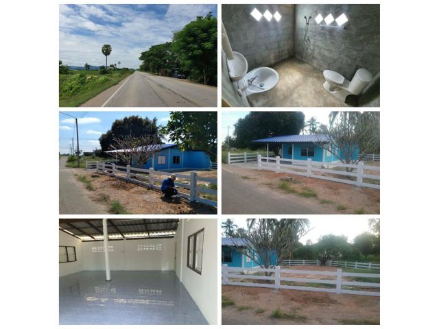 บ้านพร้อมที่ดิน ล้อมรั้วคาวบอย  ราคา 890,000 บาท