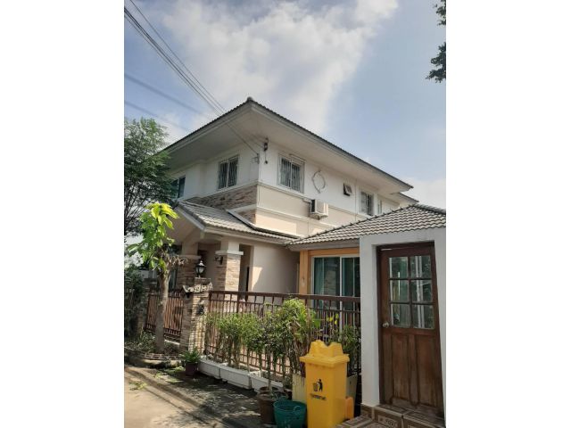 ขายบ้านเดี่ยวหมู่บ้านปัญจทรัพย์ พาร์ค ปิ่นเกล้า เนื้อที่กว่า 141 ตรว. ราคาถูกสุดในย่านนี้ โฉนด 2 ผืน รวมกัน หลังใหญ่ 73