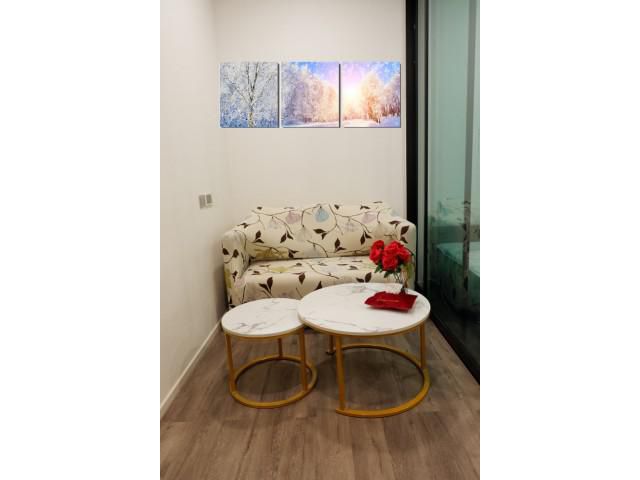 รหัสทรัพย์ B2754 ให้เช่า Brown Condo รัชดา 32 (ห้องใหม่ Fully Furnished)