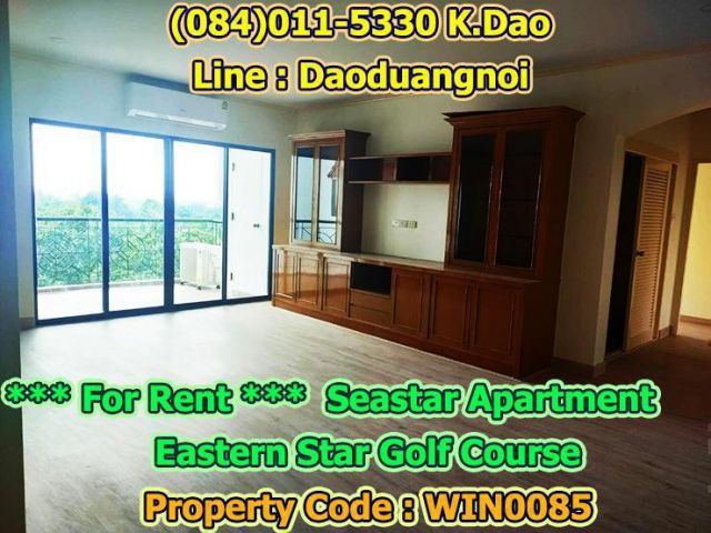 Apartment for Rent Seastar Apartment, Ban Chang 5th floor of Building C Golf view, high floor
