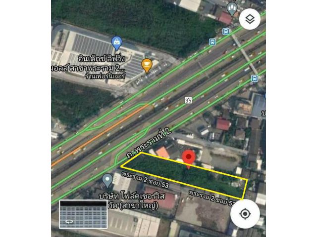 #ขายที่ดินทำเลทองติดถนนพระราม2 เนื้อที่ 2ไร่3งาน #พิกัด เยื้องห้าง Index Living Mall สาขาพระราม2 ด้านหน้าติดถนนพระราม2